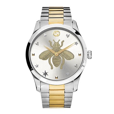 gucci watch stainless bee